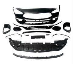 W118 CLA IÇIN UYUMLU CLA 45 GÖRÜNÜM FULL BODY KIT (ÖN TAMPON , PANJUR,DIFÜZÖR,EGZOZ)