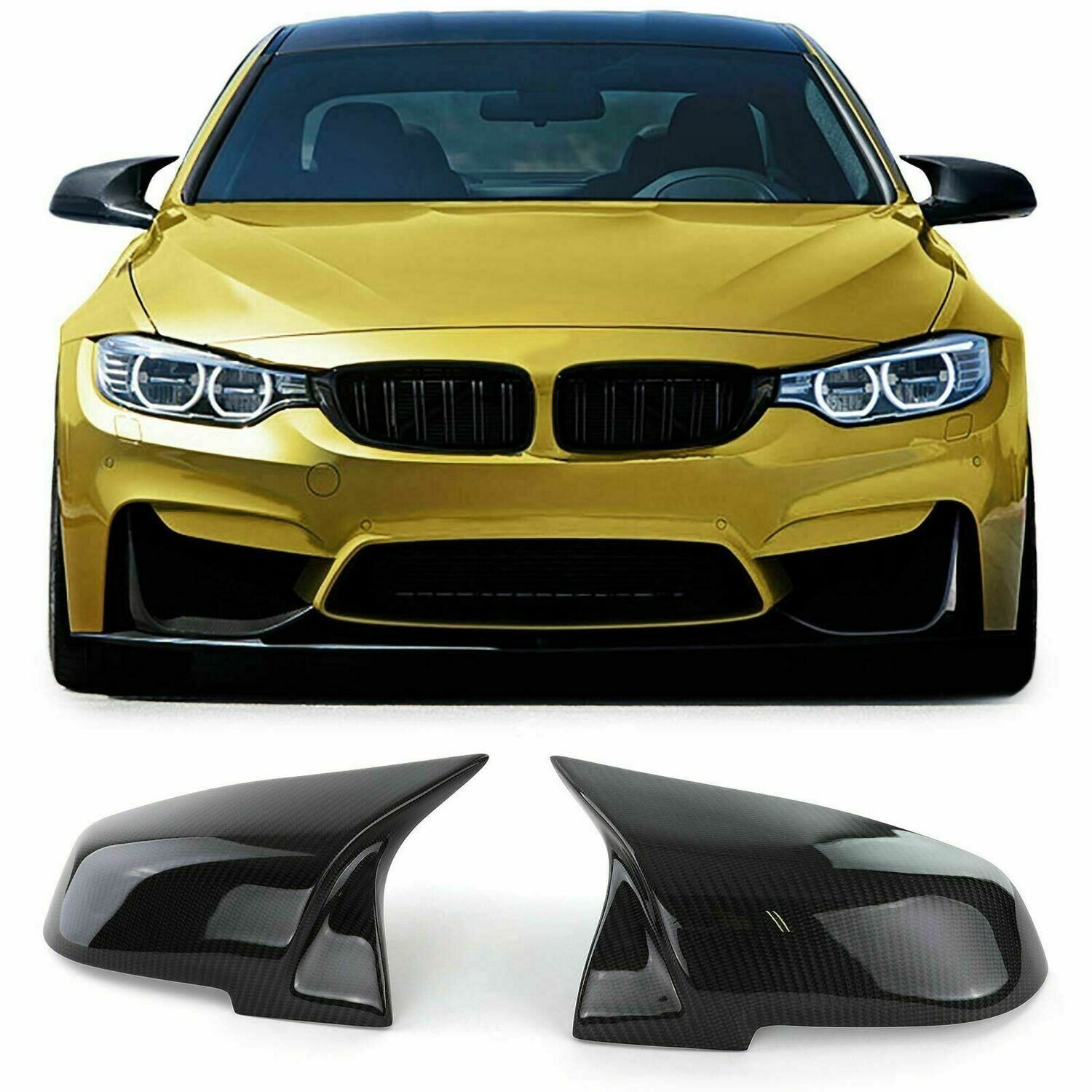 Bmw 3 Serisi Ayna Kapağı 2 Parça Karbon 2012>