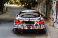 BMW 4 SERISI F32-F36 2014-2020 M DIFUZOR CIFT CIKIS INCE PIANO BLACK