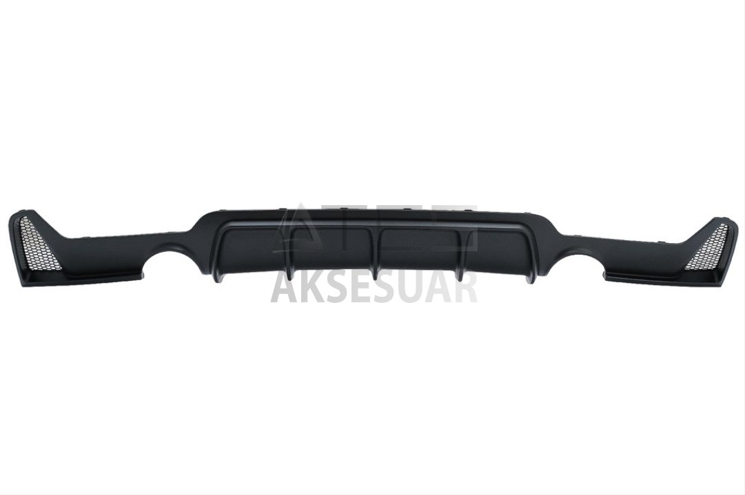 BMW 4 SERISI F32-F36 2014-2020 M DIFUZOR CIFT CIKIS INCE PIANO BLACK