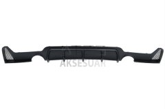 BMW 4 SERISI F32-F36 2014-2020 M DIFUZOR CIFT CIKIS INCE PIANO BLACK