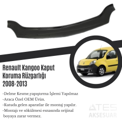 Renault Kangoo Kaput Koruma Rüzgarlığı 2008-2013
