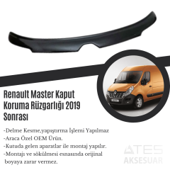 Renault Master Kaput Koruma Rüzgarlığı 2019 Sonrası