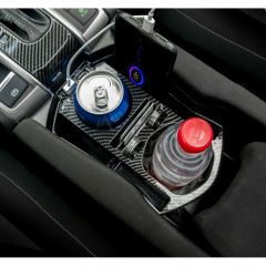 HONDA CIVIC FC5 2016-2020 USB PORTLU ORTA KONSOL KUTUSU KARBON