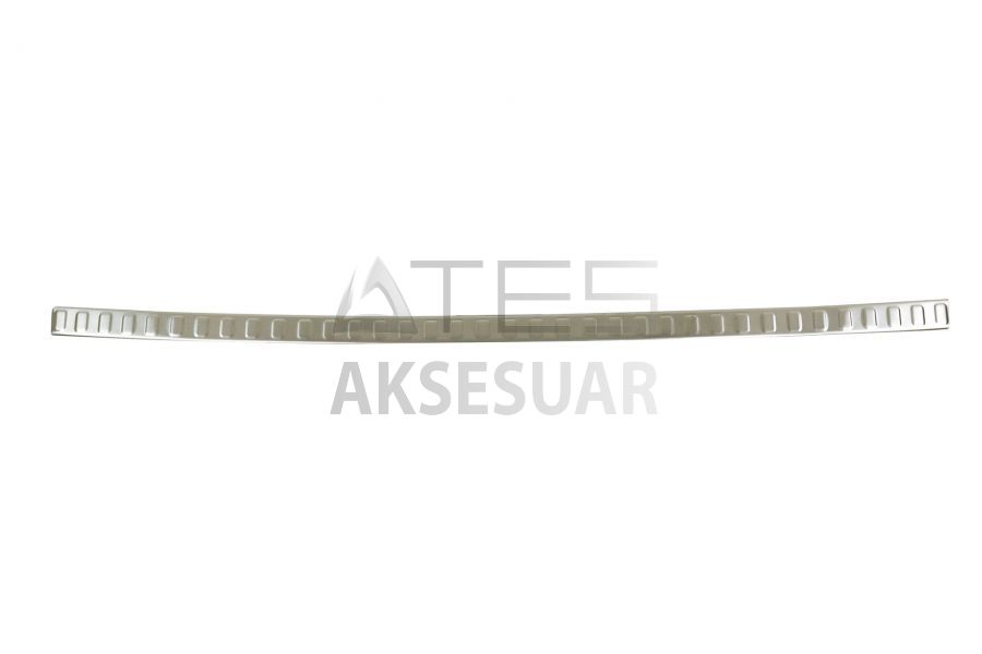 Audi A3 (2008-2012) Arka Tampon Eşiği Paslanmaz Çelik (Taşlı)