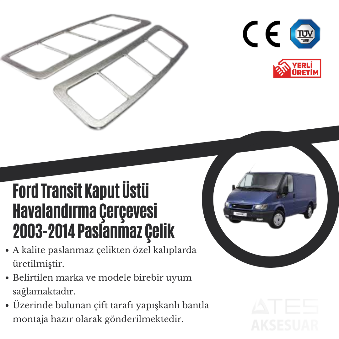 FORD TRANSİT KAPUT ÜSTÜ HAVALANDIRMA