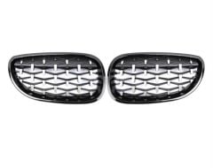 5 SERISI E60 2004-2009   DIAMOND PANJUR(BÖBREK) PIANO BLACK ÇERÇEVE