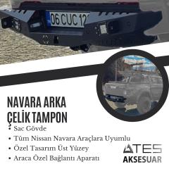 Nissan Navara Arka Çelik Tampon