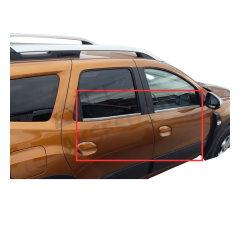 Dacia Duster  Krom Cam Çıtası