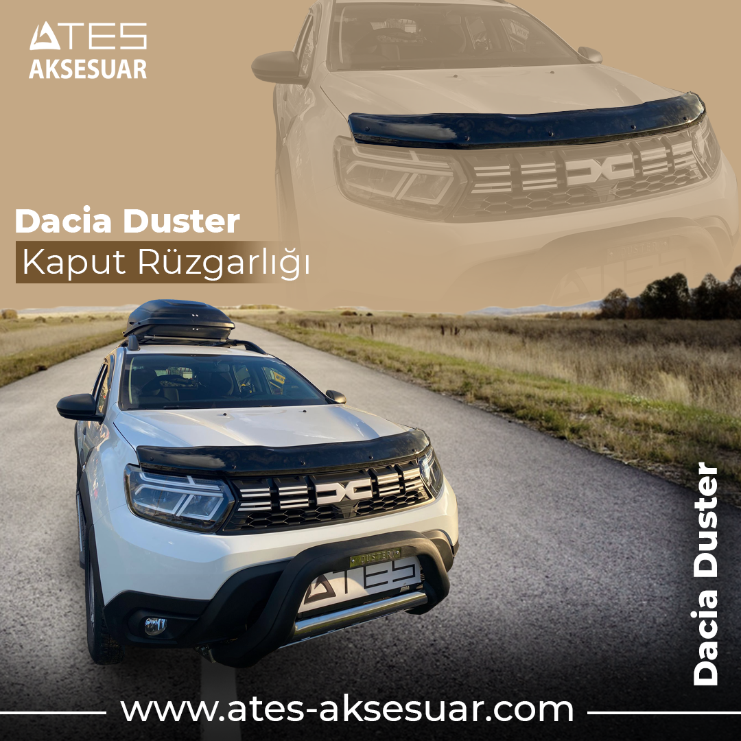 Dacia Duster 2018> Ön Kaput Rüzgarlıkları Ön Kaput Rüzgarlığı