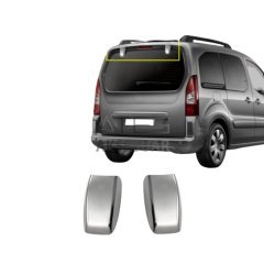 Peugeot Partner Tepee Krom Arka Cam Açma Menteşe Kapağı 2 Prç 2008-2018