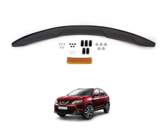 Nissan Qashqai Ön Kaput Koruma Rüzgarlık 4mm (ABS) 14-16