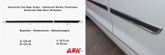 Volkswagen Passat 41913 Yan Kapı Çıtası Evrensel Krom+Karbon - Siyah+Krom