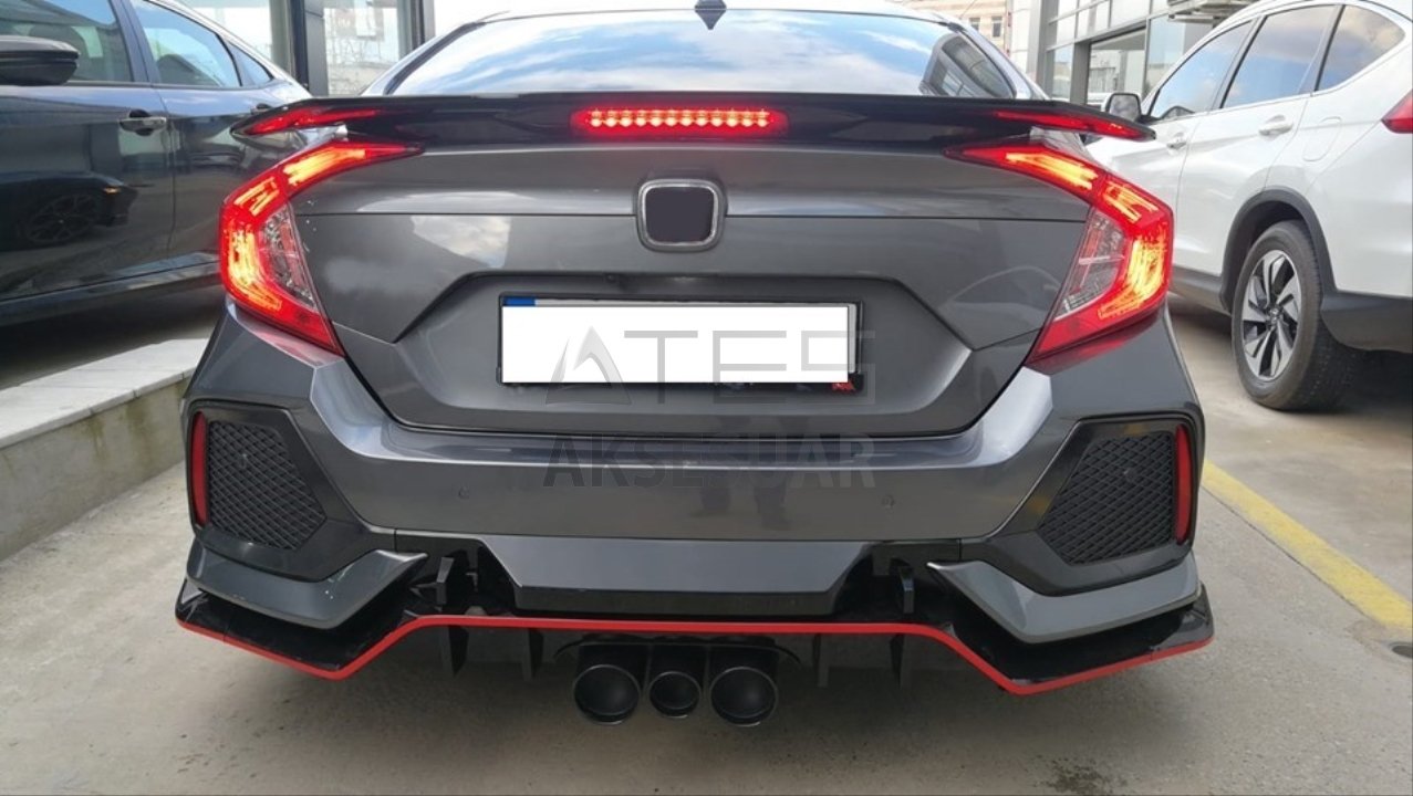 HONDA CIVIC FC5 2016-2020 TURBO SI SPOILER ISIKLI (BOYASIZ)