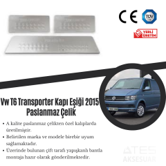 Volkswagen Transporter T6 2015 Kapı Eşiği Paslanmaz Çelik