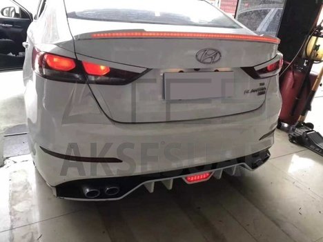 HYUNDAI ELANTRA 2014-2018 LED SPOILER (BOYASIZ)