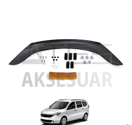 Dacia Lodgy Ön Kaput Koruyucu Rüzgarlık 3 mm (ABS) 2013