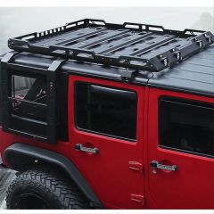 WRANGLER JK 2007-2017 IÇIN UYUMLU TAVAN SEPETI ve CAM CERCEVESI (LEDLI)