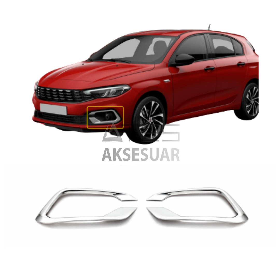 Fiat Egea Sedan Krom Sis Çerçevesi 2 Prç. 2020 Üzeri (Mat Krom)