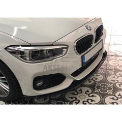 BMW 1 Serisi (F20) Ön Lip (M Performance) Piano Siyah ABS