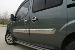 Fiat Doblo Krom Yan Kapı Çıtası 4 Parça Geniş Model 2006-2010 Arası