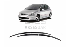 Peugeot 307 SunPlex Cam Rüzgarlığı 4 Parça 2001-2008 Arası