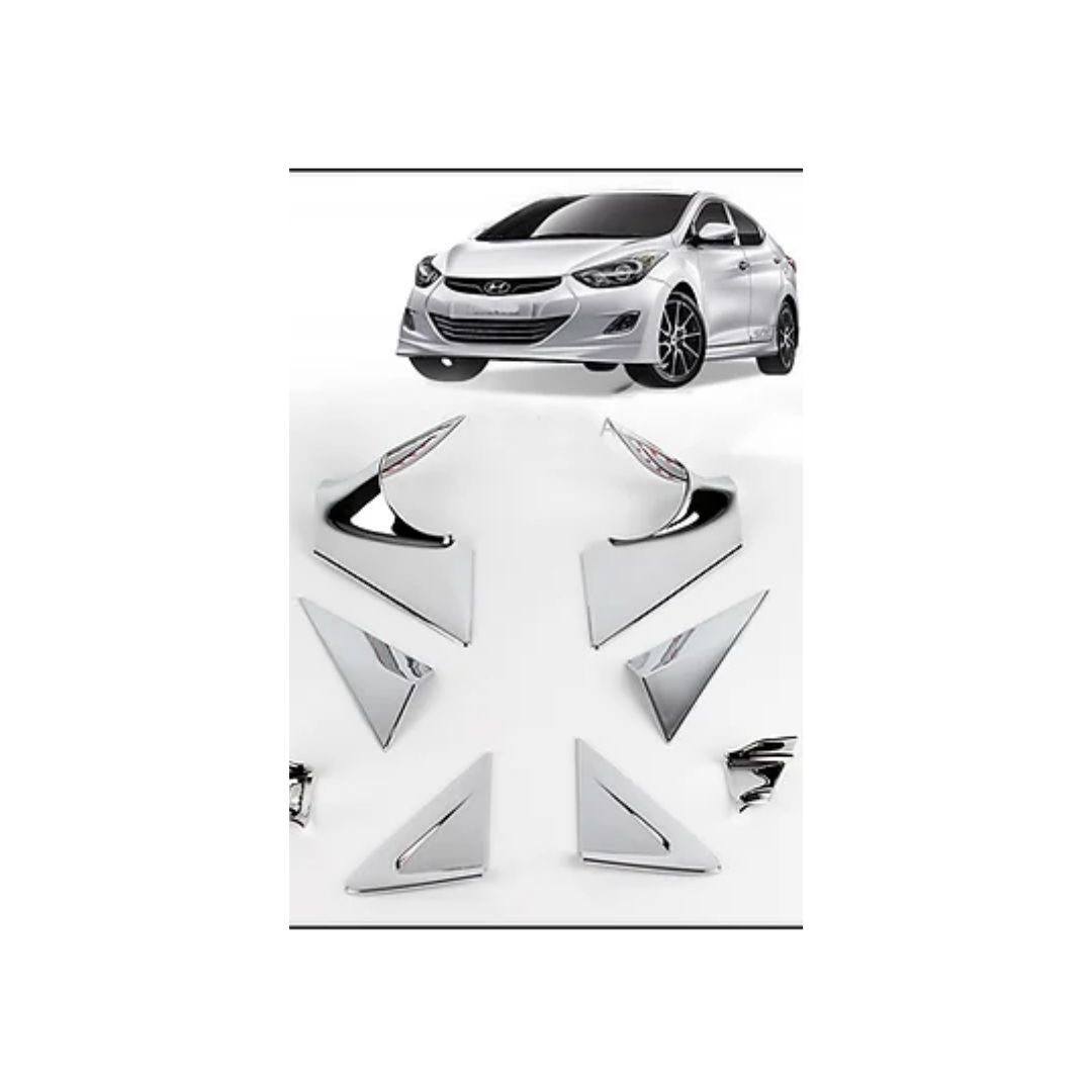 HYUNDAİ ELANTRA ÖN KAPI KÖŞE VE ARKA KELEBEK KROM TAKIMI 2010-2015