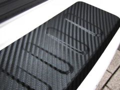 Audi A4 Arka Tampon Koruması Karbon 2015>