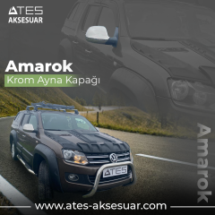 Volkswagen Amarok Ayna Kapağı 2 Parça ABS Krom 2010>