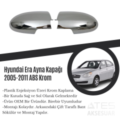 Hyundai Era 2005-2011 Ayna Kapağı ABS Krom