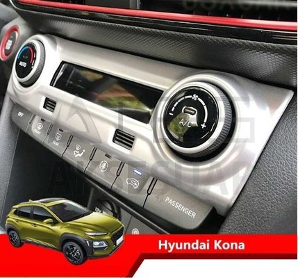 HYUNDAI KONA KLIMA DÜGME KAPLAMA - SILVER