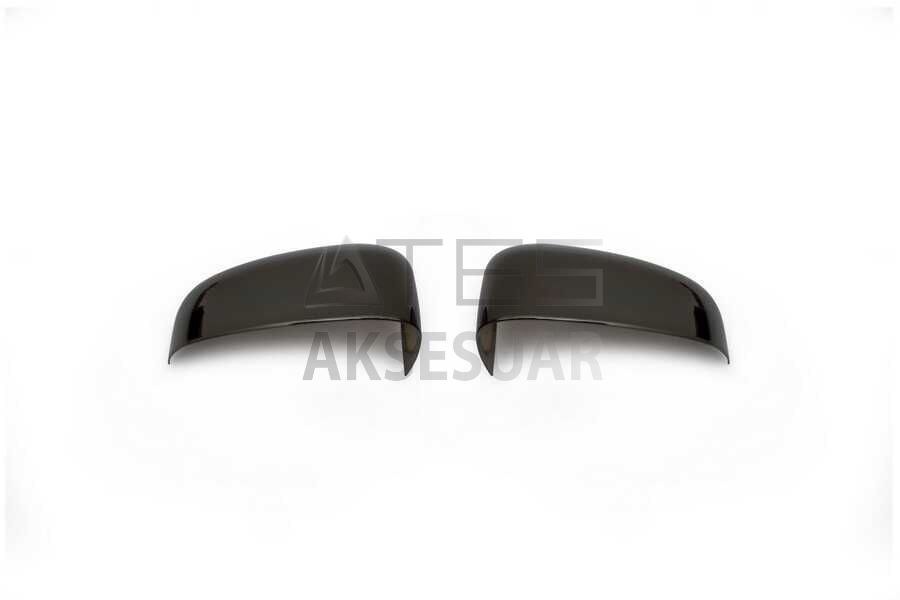 Ford Courier Siyah Krom Abs Ayna Kapağı 2 Parça 2014-2017 Arası