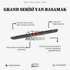 TOYOTA RAV4 2013-2018 (180cm) Grand Serisi Yan Basamak