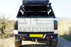 Mercedes X-Class Dakar V2 Çelik Arka Tampon Sensörsüz 2017 ve Sonrası