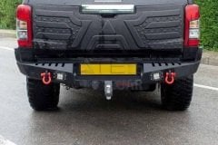 Mercedes X-Class Dakar Çelik Arka Tampon Ledli (Sensörsüz) 2017 ve Sonrası