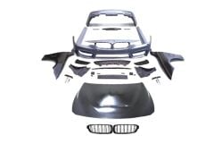 3 SERISI F30 2012-2018 IÇIN UYUMLU   M3 GÖRÜNÜM BODY KIT  (ÇAMURLUK VE KAPUT DAHIL SET)