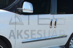 Fiat Doblo Krom Kapı Kolu 5 Kapı 5 Parça 2010-2015 Arası