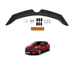 Renault Clio 4 Ön Kaput Koruma Rüzgarlık 4mm (ABS) 12-20