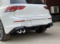 VOLKSWAGEN GOLF 8 ''R'' DİFÜZÖR (PİANO BLACK) - 4 EGZOZ (Life,Style,İmpression Paket için)