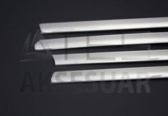 Fiat Egea Cross Krom Cam Çıtası 4 Parça Taşlı 2020 ve Sonrası