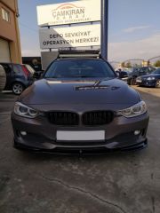 3 SERISI F30 2012-2018 IÇIN UYUMLU   LUXURY ÖN LIP - PIANO BLACK