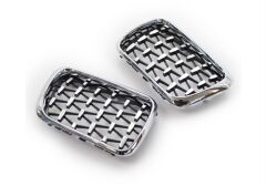 3 SERISI 1997-1999 E36 IÇIN UYUMLU DIAMOND PANJUR (BÖBREK)  KROM ÇERÇEVE