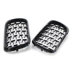 3 SERISI 1997-1999 E36 IÇIN UYUMLU DIAMOND PANJUR (BÖBREK)  PIANO BLACK  ÇERÇEVE