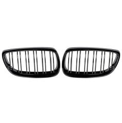 3 SERISI E92 2006-2009 IÇIN UYUMLU M3 GÖRÜNÜM BÖBREK (CIFT CIZGI PANJUR) PIANO BLACK
