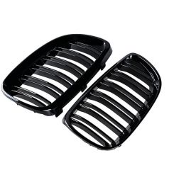 3 SERISI E92 2006-2009 IÇIN UYUMLU M3 GÖRÜNÜM BÖBREK (CIFT CIZGI PANJUR) PIANO BLACK