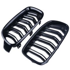 3 SERISI F30 2012-2018 IÇIN UYUMLU   M3 GÖRÜNÜM BÖBREK (PANJUR) PIANO BLACK