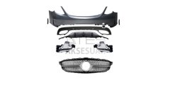 MERCEDES W205 C SERİSİ MAKYAJLI AMG OEM TAMPON SETİ ( OEM AMG DÖNÜŞÜM )