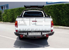 Mitsubishi L200 Dakar Çelik Arka Tampon Ledli (Sensörsüz) 2010-2015 Arası