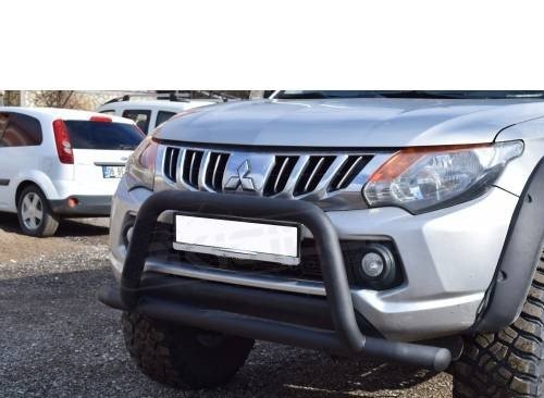 MITSUBISHI L 200 (2015 SONRASI) ÖN KORUMA SİYAH Ø76 mm