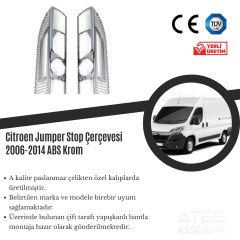 Citroen Jumper 2006-2014 Stop Çerçevesi ABS Krom